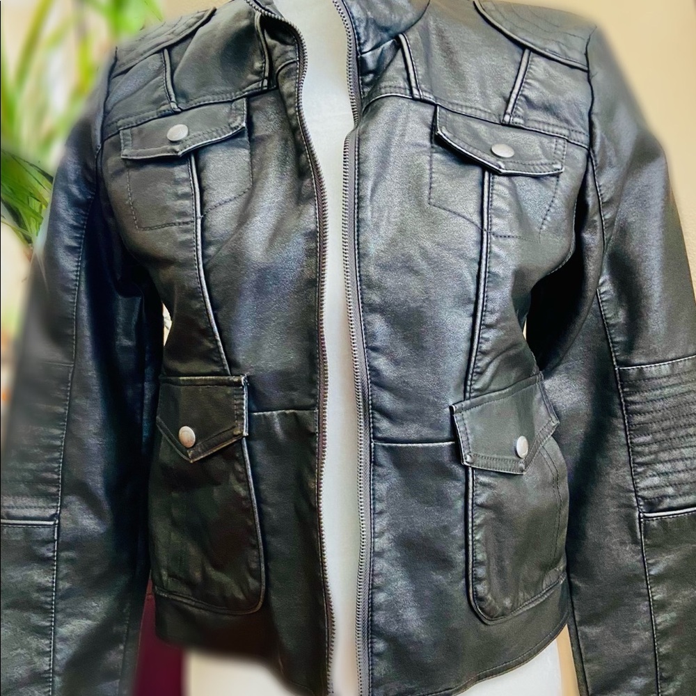 Faux leather Guess jacket